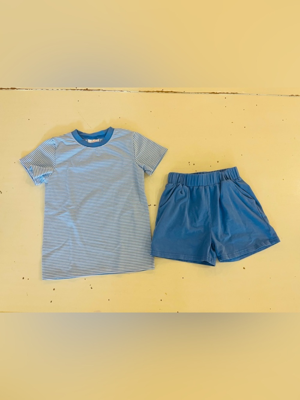 Stitchy Fish traditional shirt/short set, NWT, 5T